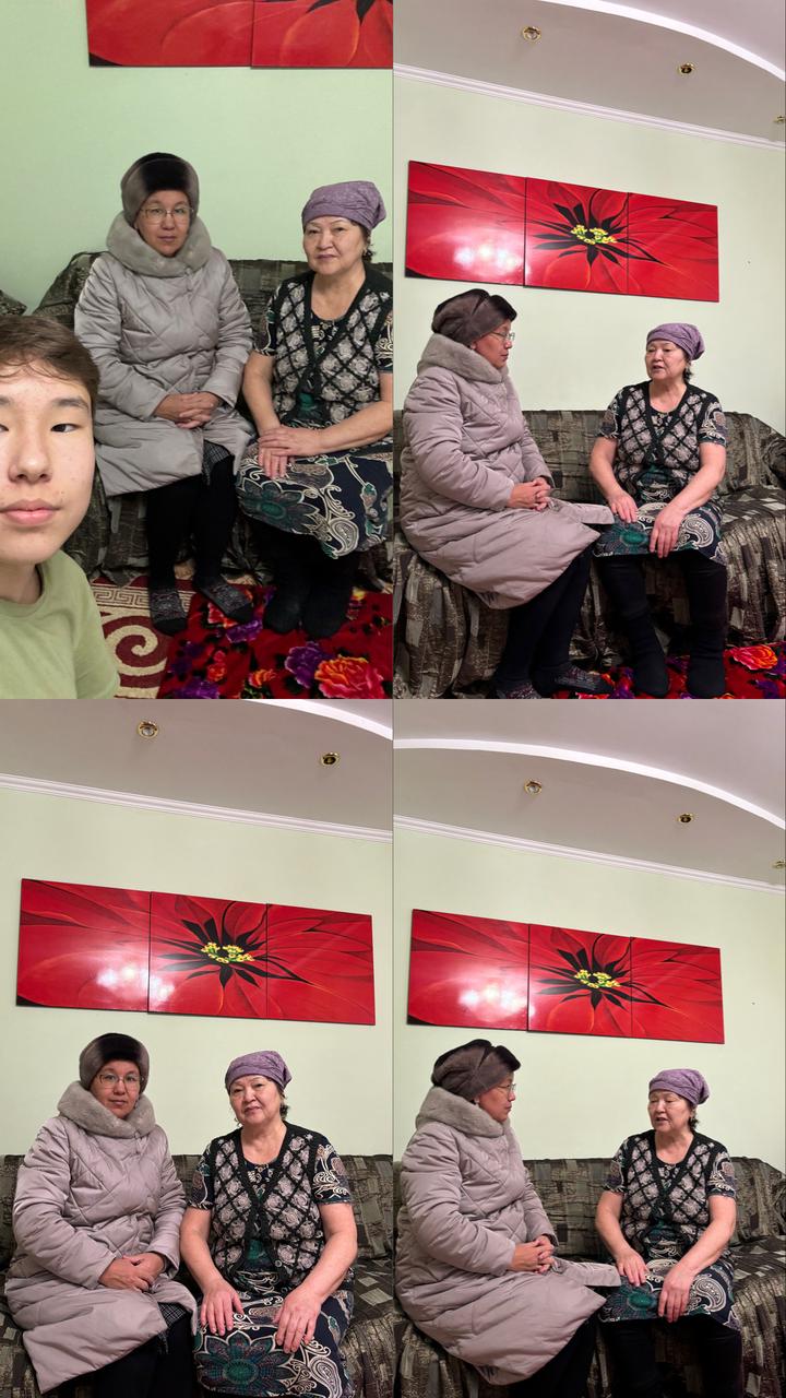 Жекелеген отбасы анасымен әңгімелесу сәті